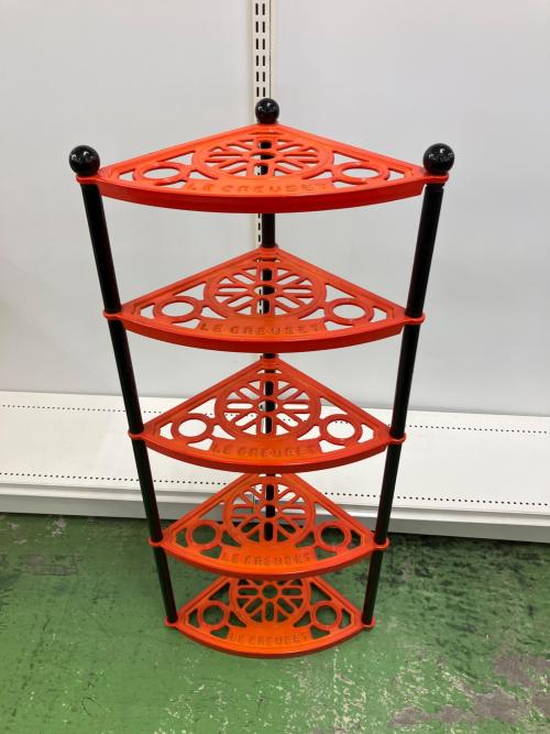 LE CREUSET (ルクルーゼ) コーナーラック オレンジ