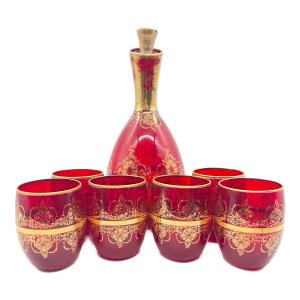 デキャンタ・グラスセット ベネチアン