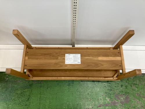 無印良品 (ムジルシリョウヒン) 木製ベンチ  ナチュラル