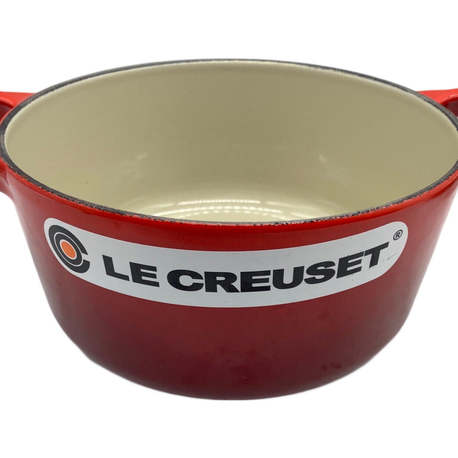 専用　LE CREUSET レッド両手鍋 25cm LE CREUSET (ルクルーゼ) 両手鍋 レッド｜トレファクONLINE