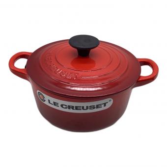 LE CREUSET (ルクルーゼ) 両手鍋 レッド