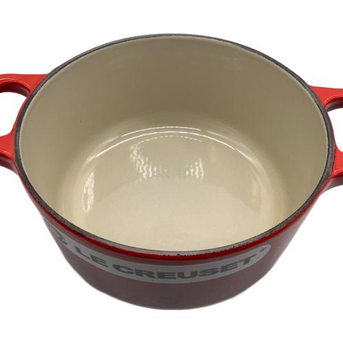 LE CREUSET (ルクルーゼ) 両手鍋 レッド