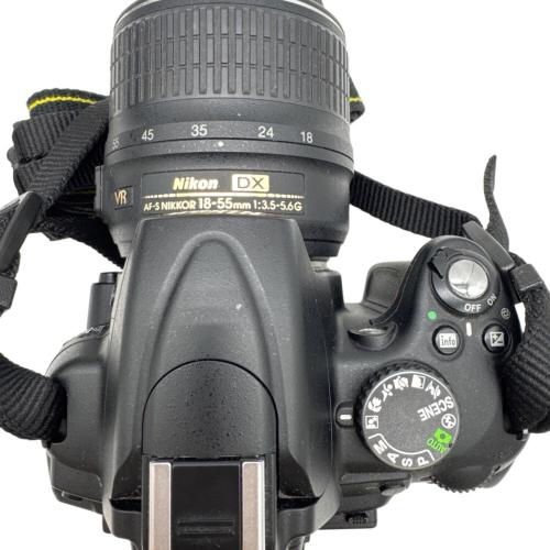 Nikon (ニコン) 一眼レフカメラ D5000　AF-S DX NIKKOR 18-55mm f/3.5-5.6G VR　レンズ付
