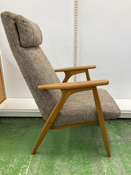 美品】UNICO ウニコ HESTA ラウンジチェア ブラウンミックス 極美品