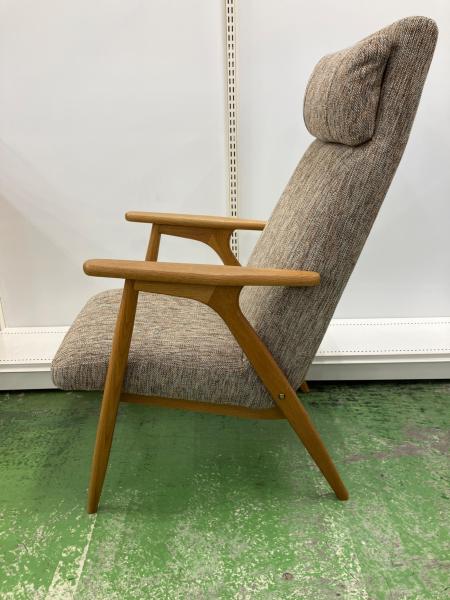 UNICO (ウニコ) ラウンジチェアー ブラウン×ナチュラル HESTA