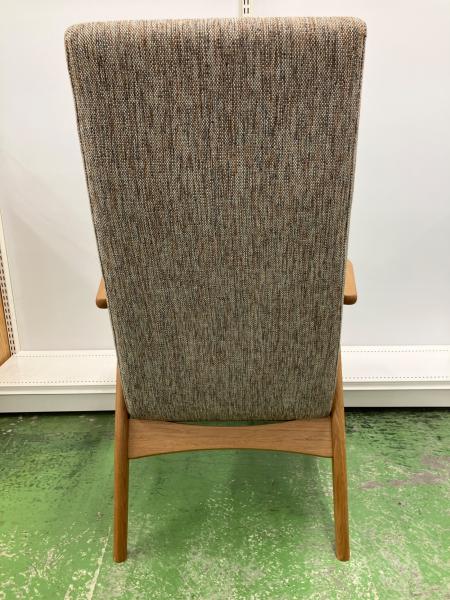 UNICO (ウニコ) ラウンジチェアー ブラウン×ナチュラル HESTA