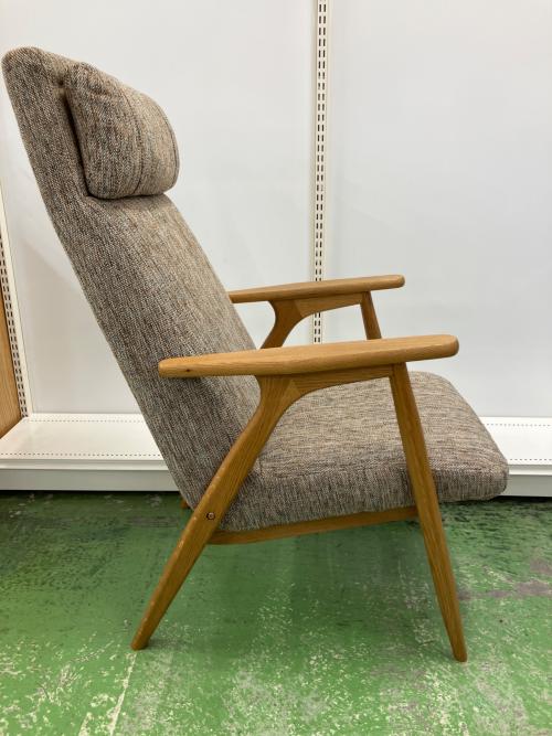 UNICO (ウニコ) ラウンジチェアー  ブラウン×ナチュラル HESTA