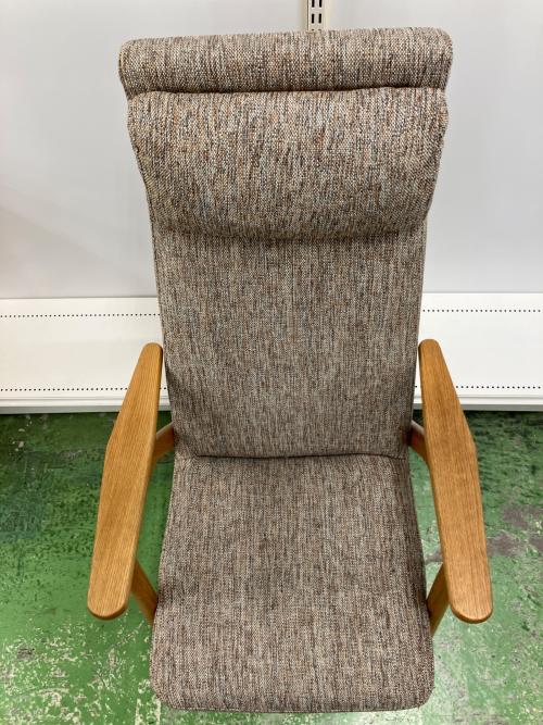 UNICO (ウニコ) ラウンジチェアー  ブラウン×ナチュラル HESTA