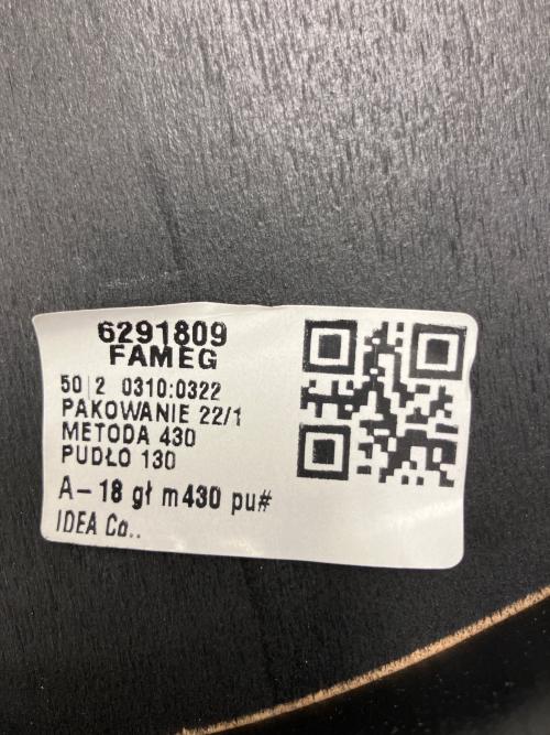 FAMEG ダイニングチェアー ブラック