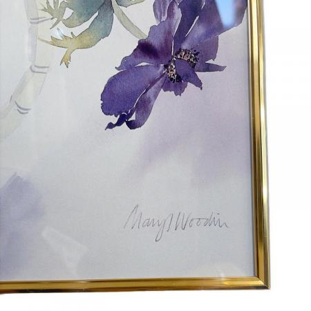 ⭕️更にお値引　メアリーウディン　花　水彩画　 額装 水彩画 Mary Woodin（メアリー・ウディン） 花 額｜トレファクONLINE