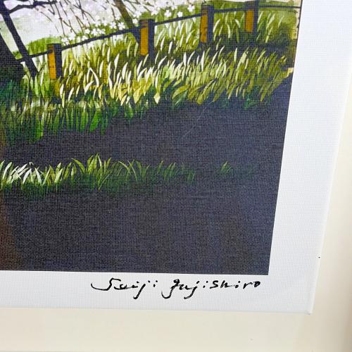 藤城清治 三春の滝桜 ジクレー版画 絵画 @