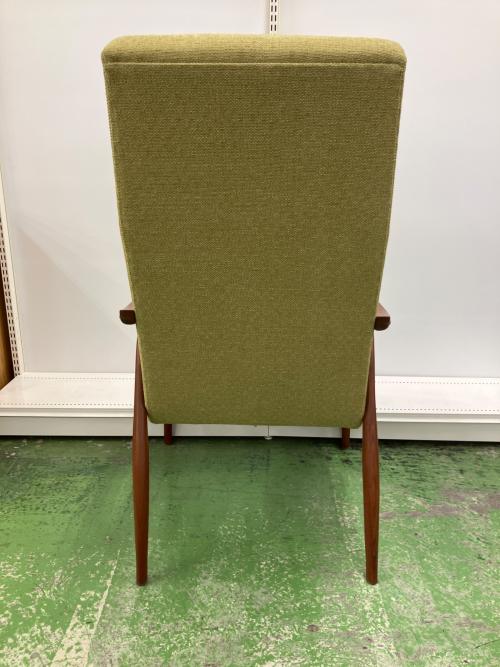 UNICO (ウニコ) ラウンジチェアー TON社 グリーン×ライトブラウン DOZE