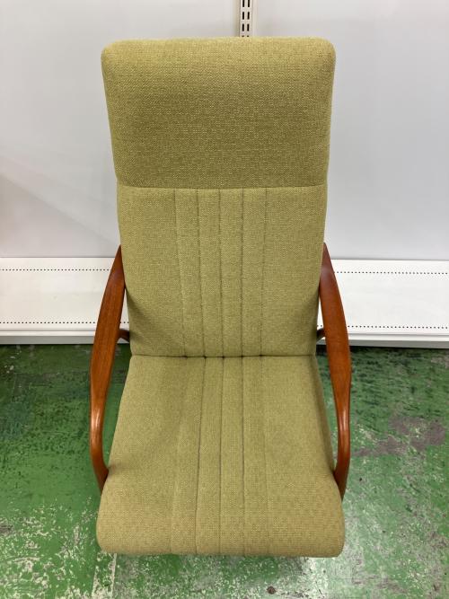 UNICO (ウニコ) ラウンジチェアー TON社 グリーン×ライトブラウン DOZE