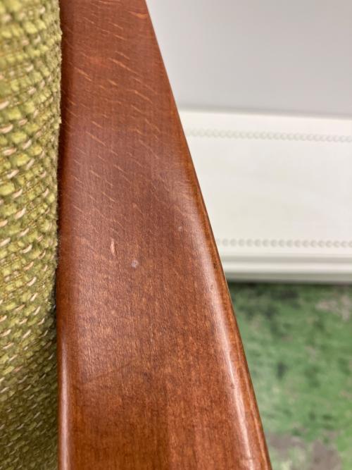 UNICO (ウニコ) ラウンジチェアー TON社 グリーン×ライトブラウン DOZE