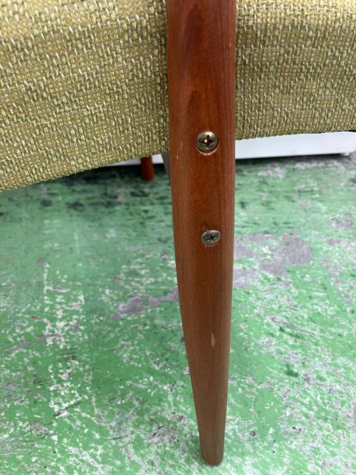 UNICO (ウニコ) ラウンジチェアー TON社 グリーン×ライトブラウン DOZE