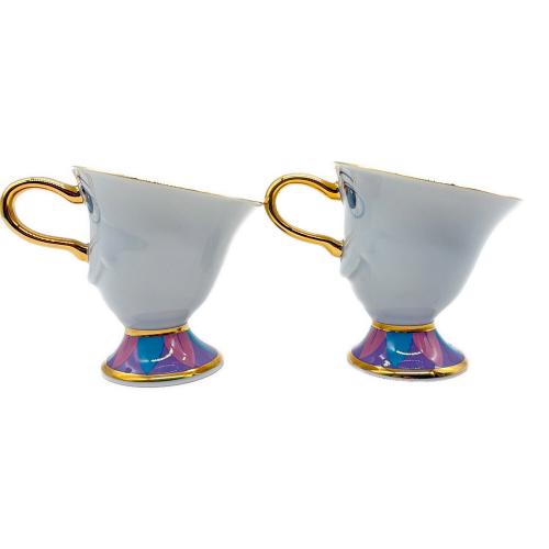 DISNEY (ディズニー) ティーポット 美女と野獣 ティーセット カップ2個付き