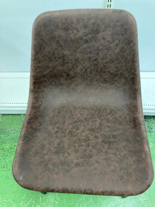 アームレスチェアー  ブラウン