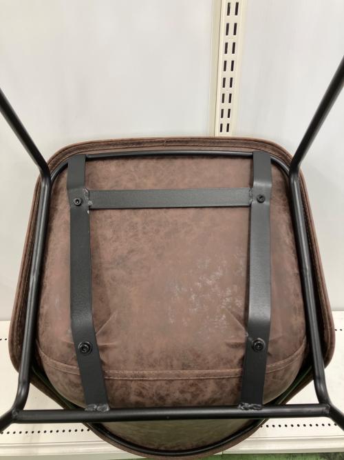 アームレスチェアー  ブラウン