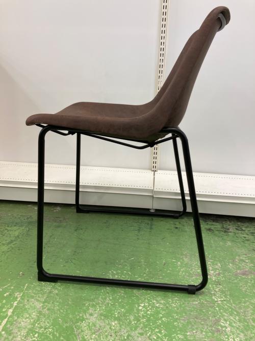 アームレスチェアー  ブラウン
