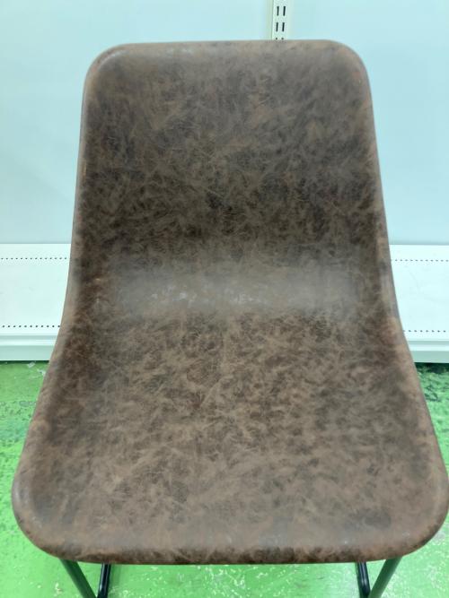 アームレスチェアー  ブラウン