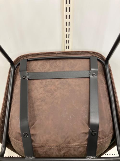 アームレスチェアー  ブラウン