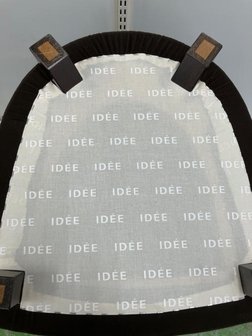 IDEE (イデー) 1人掛けソファー ダークブラウン ドレスソファー