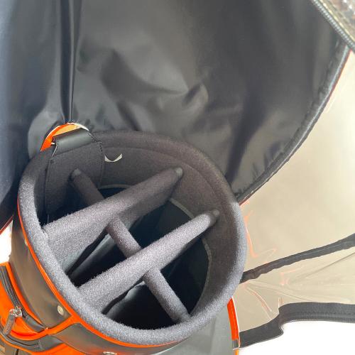 USTMamiya (マミヤ) キャディバッグ オレンジ×ブラック