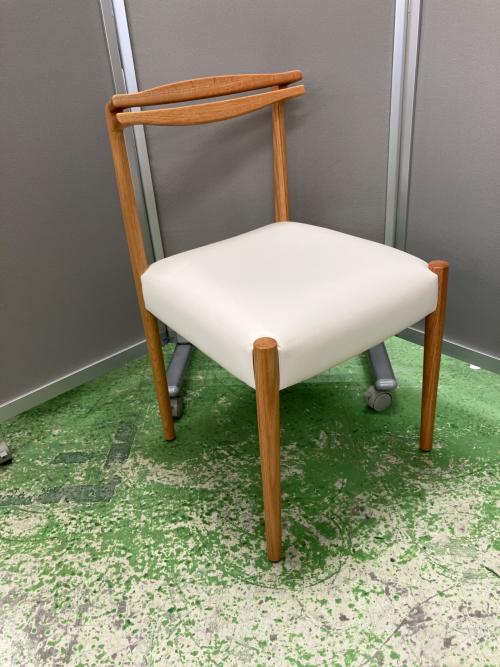 journal standard Furniture (ジャーナルスタンダードファニチャー) ダイニングチェアー  ブラウン×ホワイト PORTO CHAIR