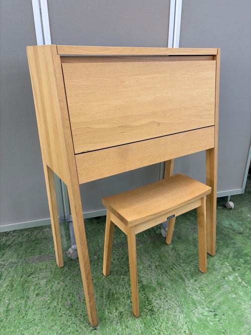 karimoku (カリモク) ドレッサー ドレッサーQT2811 スツールXTO346 ナチュラル