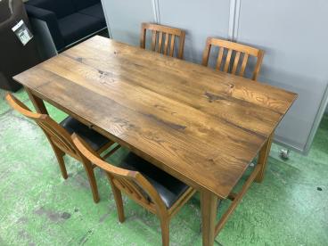 WOOD YOU LIKE COMPANY　無垢材　ダイニング5点セット WOOD LIKE YOU COMPANY (ウッドライクユーカンパニー) ダイニング5点