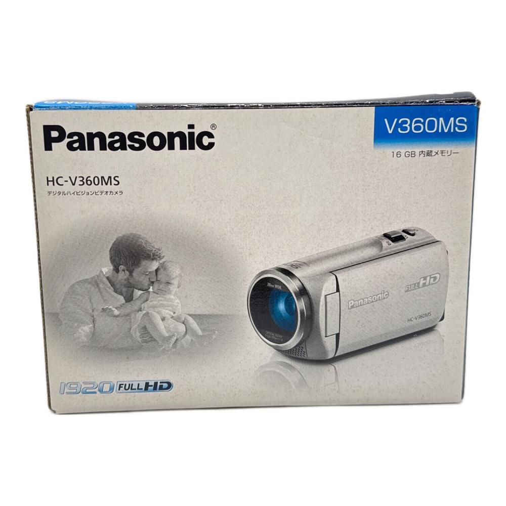 【ほぼ未使用】Panasonic パナソニック HC-V360MS Panasonic HD Camcorder HC-V360M-K 16GB 90X Zoom Black 2.2MP