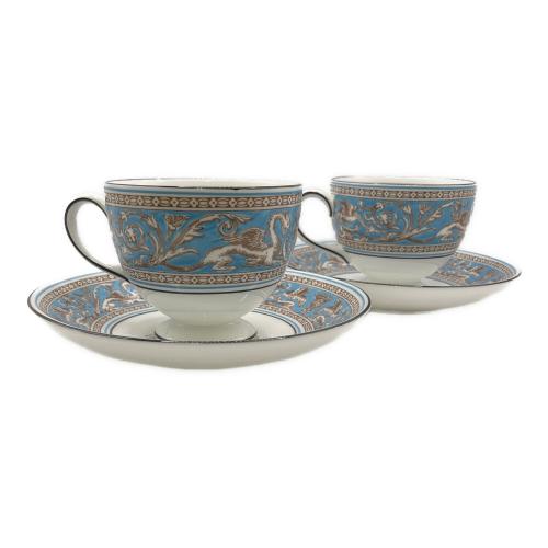 Wedgwood (ウェッジウッド) カップ&ソーサー フロレンティーン・ターコイズ