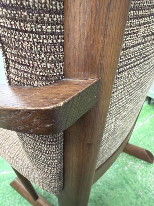 飛騨産業 (ヒダサンギョウ) ダイニングチェアー LF220AR グレー KAYA LF220