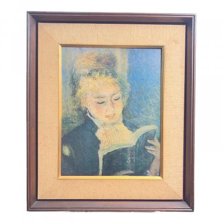 ルノワール　「読書」　リトグラフ 絵画 読書する娘/ピエール＝オーギュスト・ルノワール @｜トレファクONLINE