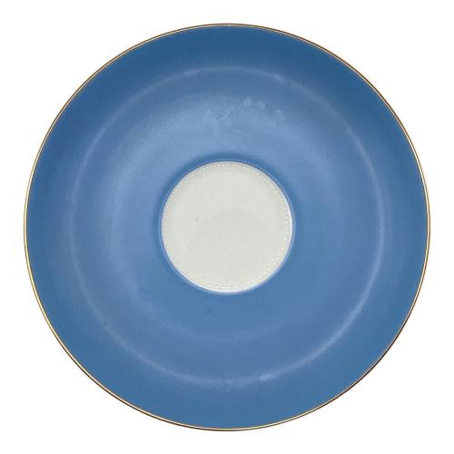 大倉陶園 (オオクラトウエン) カップ&ソーサー ブルー 金枠