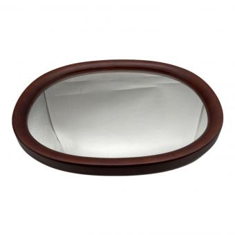 秋田木工 (アキタモッコウ) 曲木鏡 ブラウン