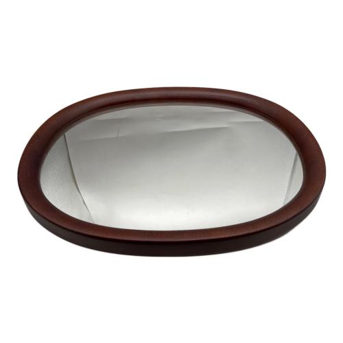 秋田木工 (アキタモッコウ) 曲木鏡 ブラウン