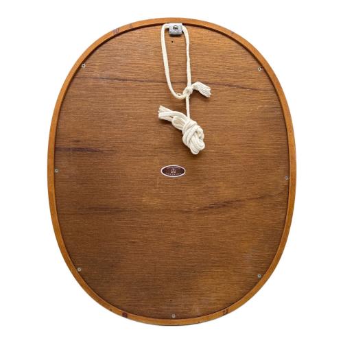 秋田木工 (アキタモッコウ) 曲木鏡 ブラウン