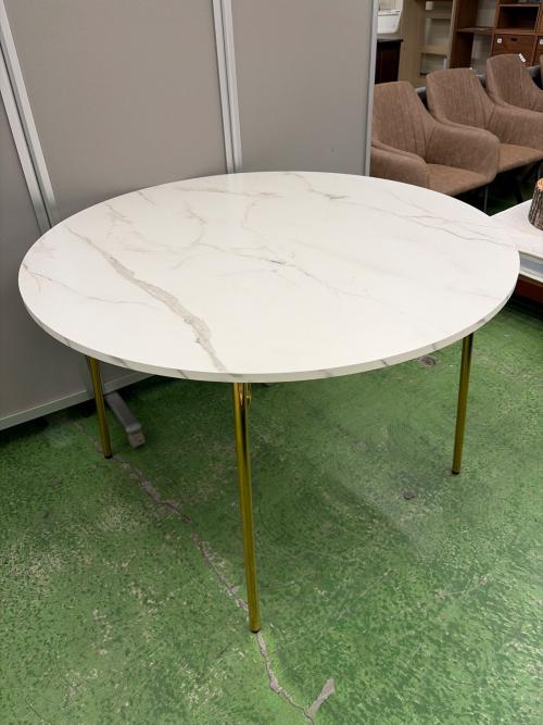 Franc franc (フランフラン) ダイニングテーブル ホワイト ベル ラウンド110