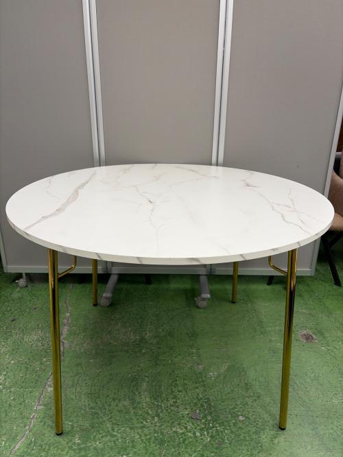 Franc franc (フランフラン) ダイニングテーブル ホワイト ベル ラウンド110