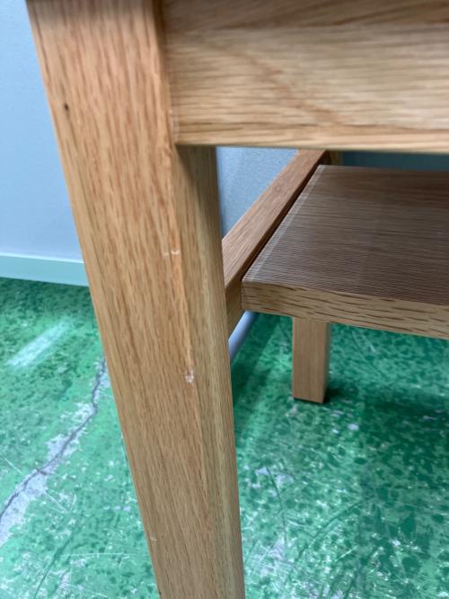 無印良品 (ムジルシリョウヒン) サイドテーブルベンチ  ナチュラル