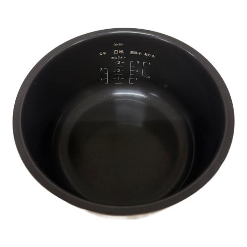 BALMUDA (バルミューダ) マイコン炊飯ジャー K08A-BK 2022年製  3合(0.54L)