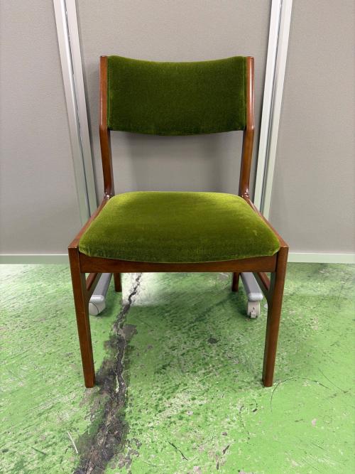 カリモク60+ (カリモクロクマルプラス) ダイニングチェアー C36105QW  モケットグリーン