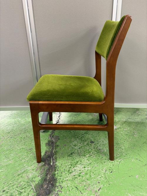 カリモク60+ (カリモクロクマルプラス) ダイニングチェアー C36105QW  モケットグリーン