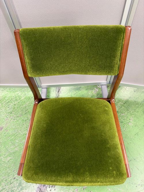 カリモク60+ (カリモクロクマルプラス) ダイニングチェアー C36105QW  モケットグリーン