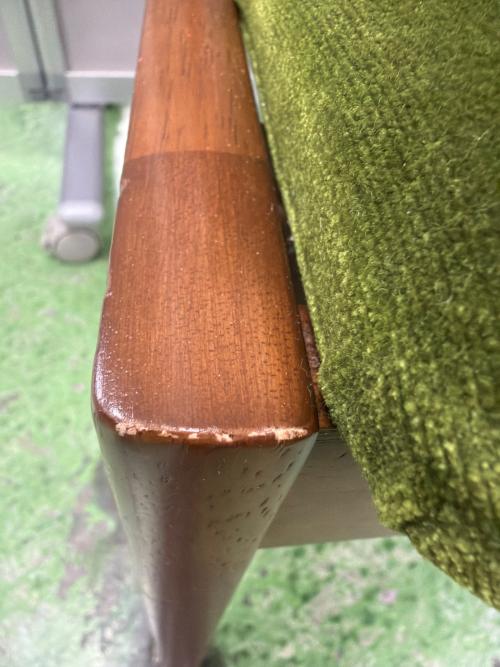 カリモク60+ (カリモクロクマルプラス) ダイニングチェアー C36105QW  モケットグリーン