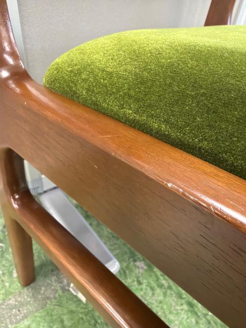 カリモク60+ (カリモクロクマルプラス) ダイニングチェアー C36105QW  モケットグリーン