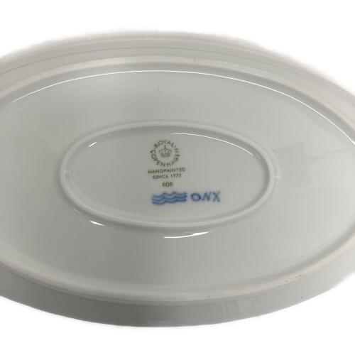 ROYAL COPENHAGEN (ロイヤル・コペンハーゲン) オーバルディッシュ ブルーパルメッテ
