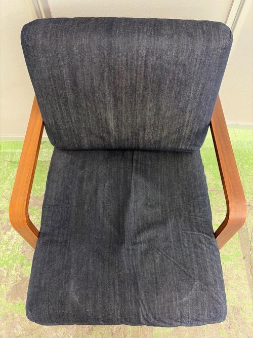 無印良品 (ムジルシリョウヒン) リビングでも使えるダイニングチェア ネイビー