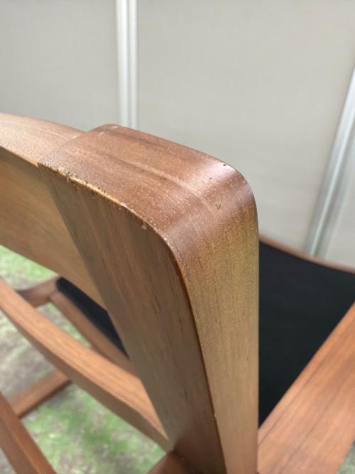 無印良品 (ムジルシリョウヒン) リビングでも使えるダイニングチェア ネイビー